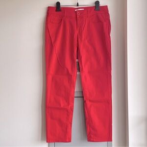 SEE BY CHLOÉ Capri Skinny Red Pants